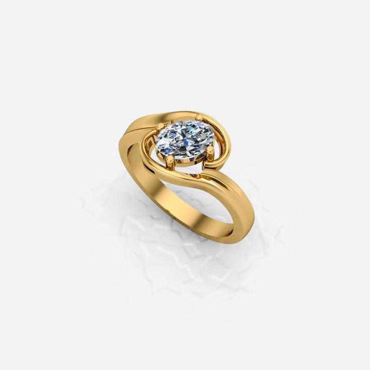 "CHIMA" CZ Engagement Ring