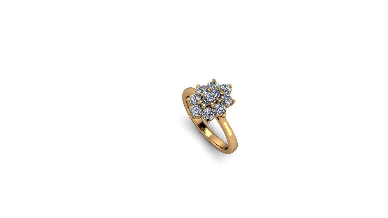 "SAIDAT" Moissanite Engagement Ring