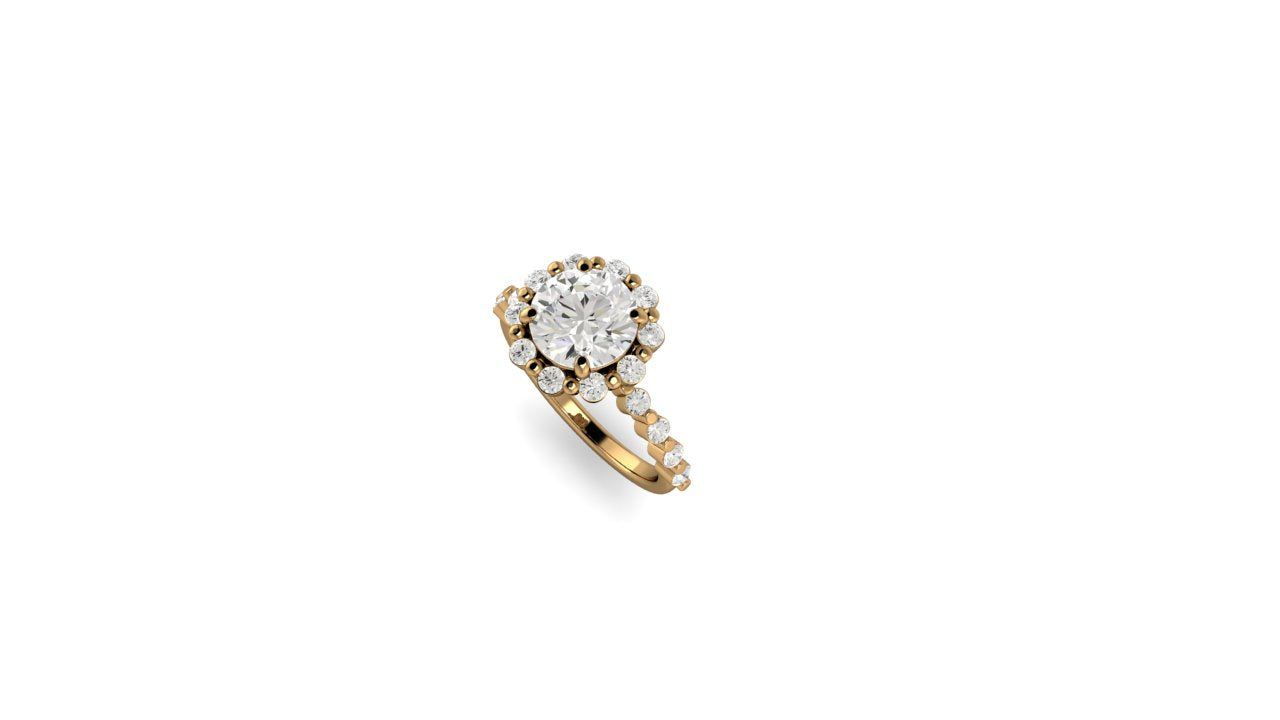 "FADILAT" CZ Engagement Ring