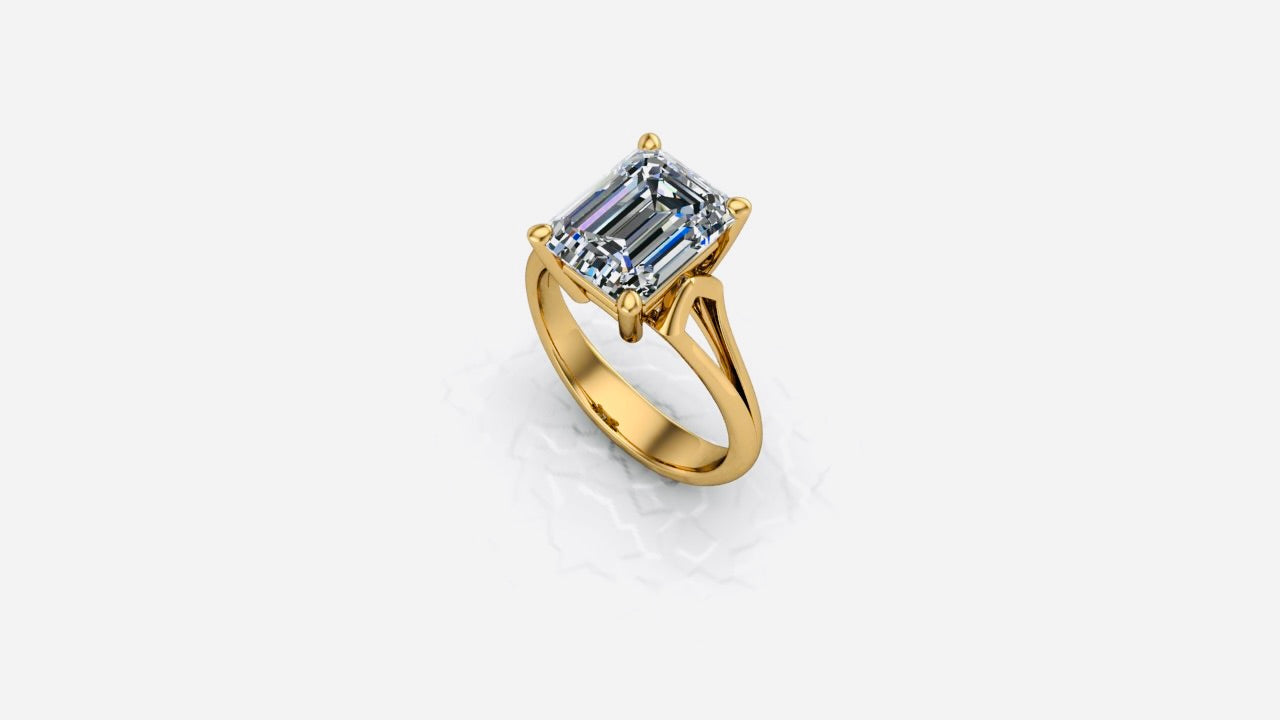 "ASMA" CZ Engagement Ring