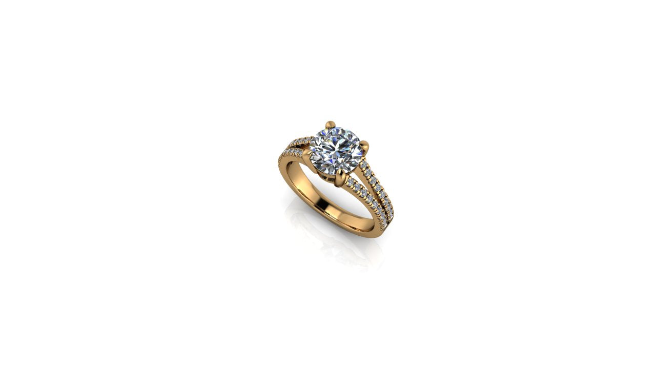 "SALIMA" CZ Engagement Ring