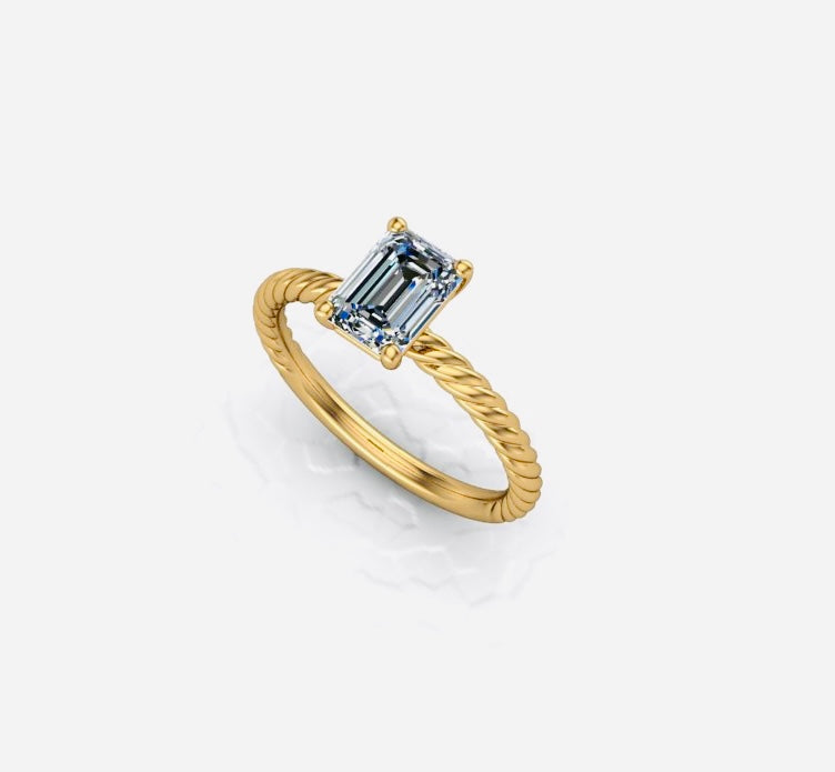 "ENITAN" CZ Engagement Ring