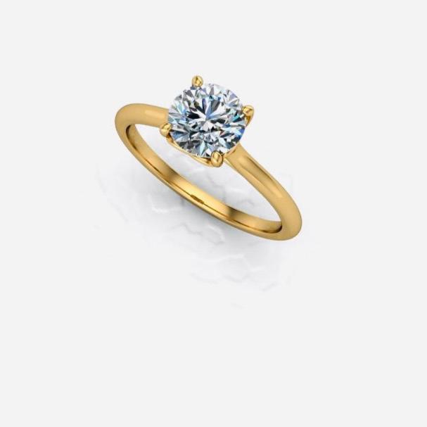 "ADEIFE" CZ Engagement Ring