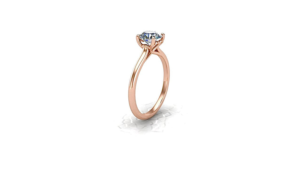 "ADEIFE" CZ Engagement Ring