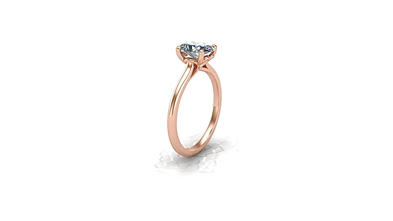 "ABENI"  CZ Engagement Ring