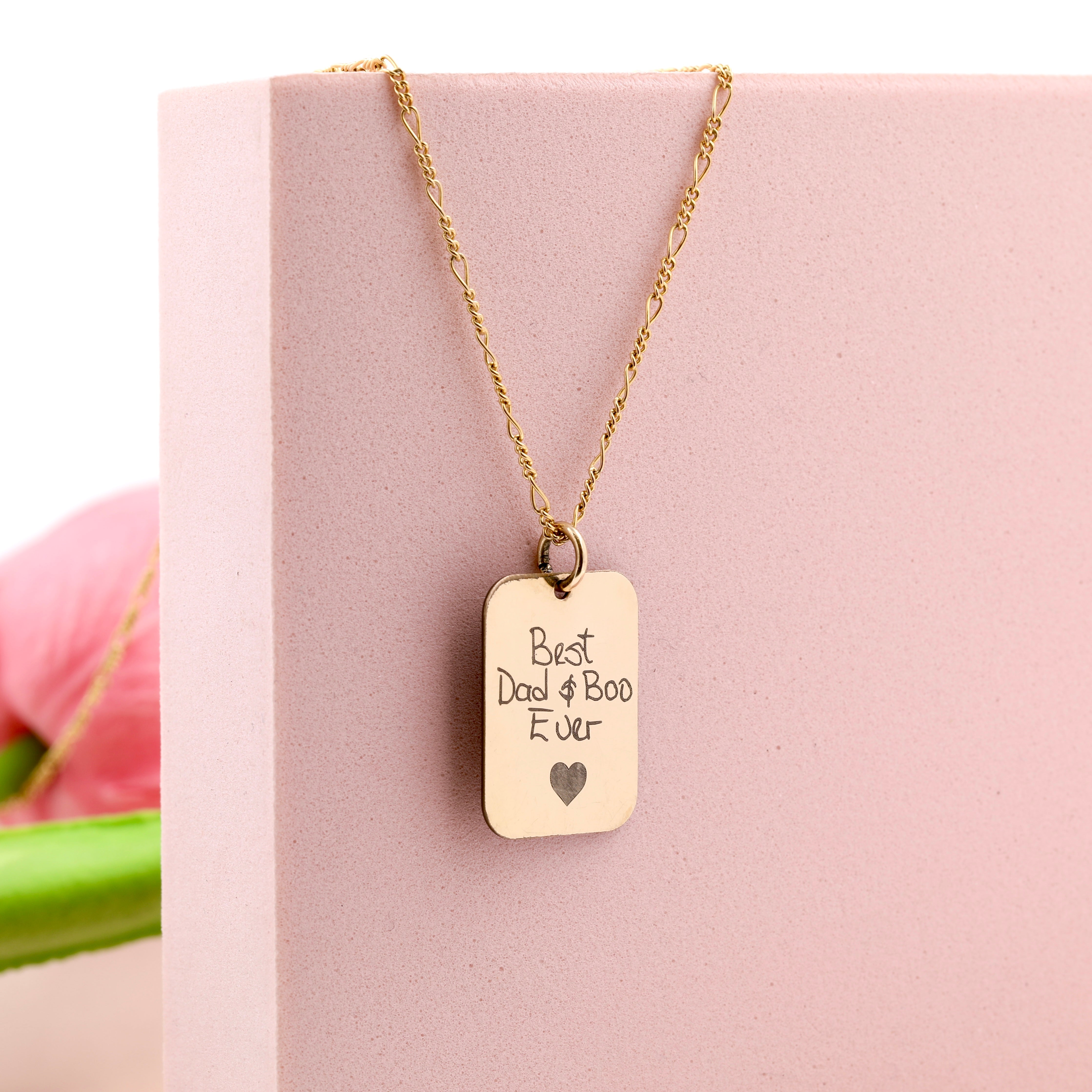 Rectangle Emoji\Initial Necklace