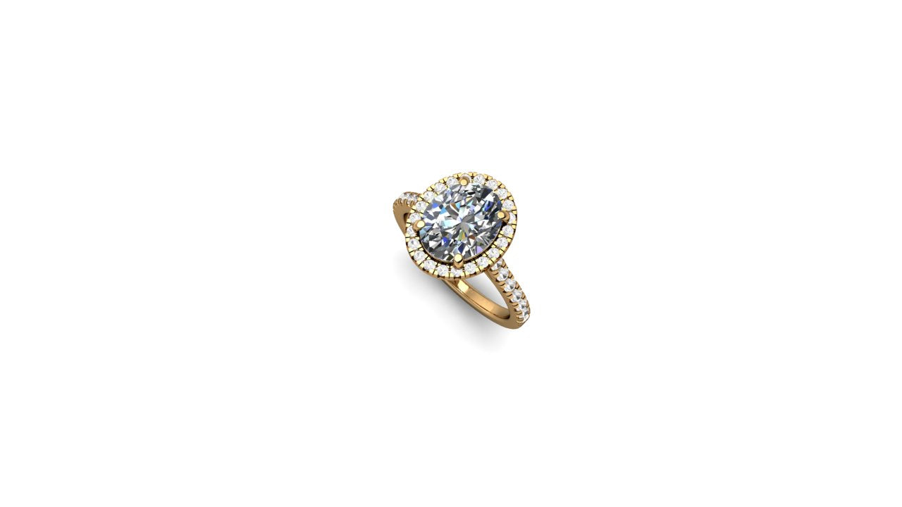 "ANIKE" CZ Engagement Ring