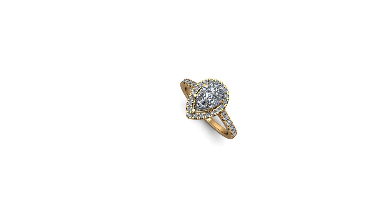 "EBERE" CZ Engagement Ring