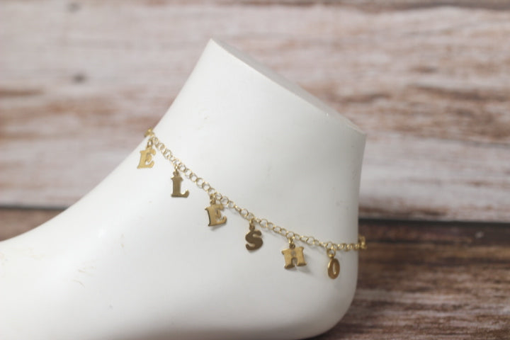 Alphabet Anklet