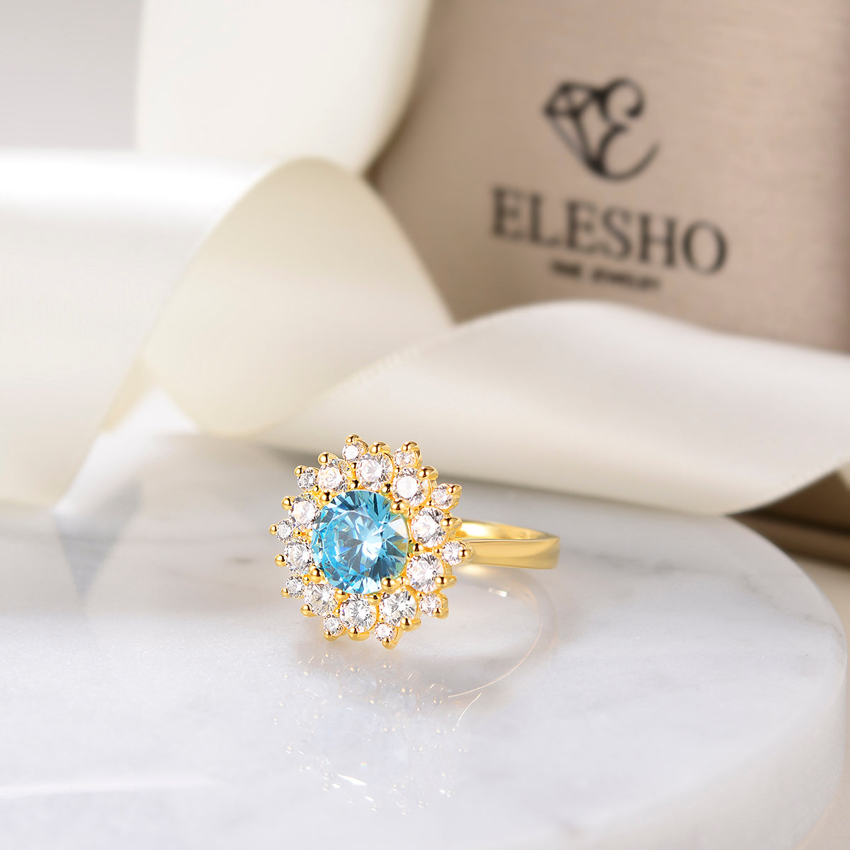 "HADIZA" Moissanite\Diamond Engagement Ring