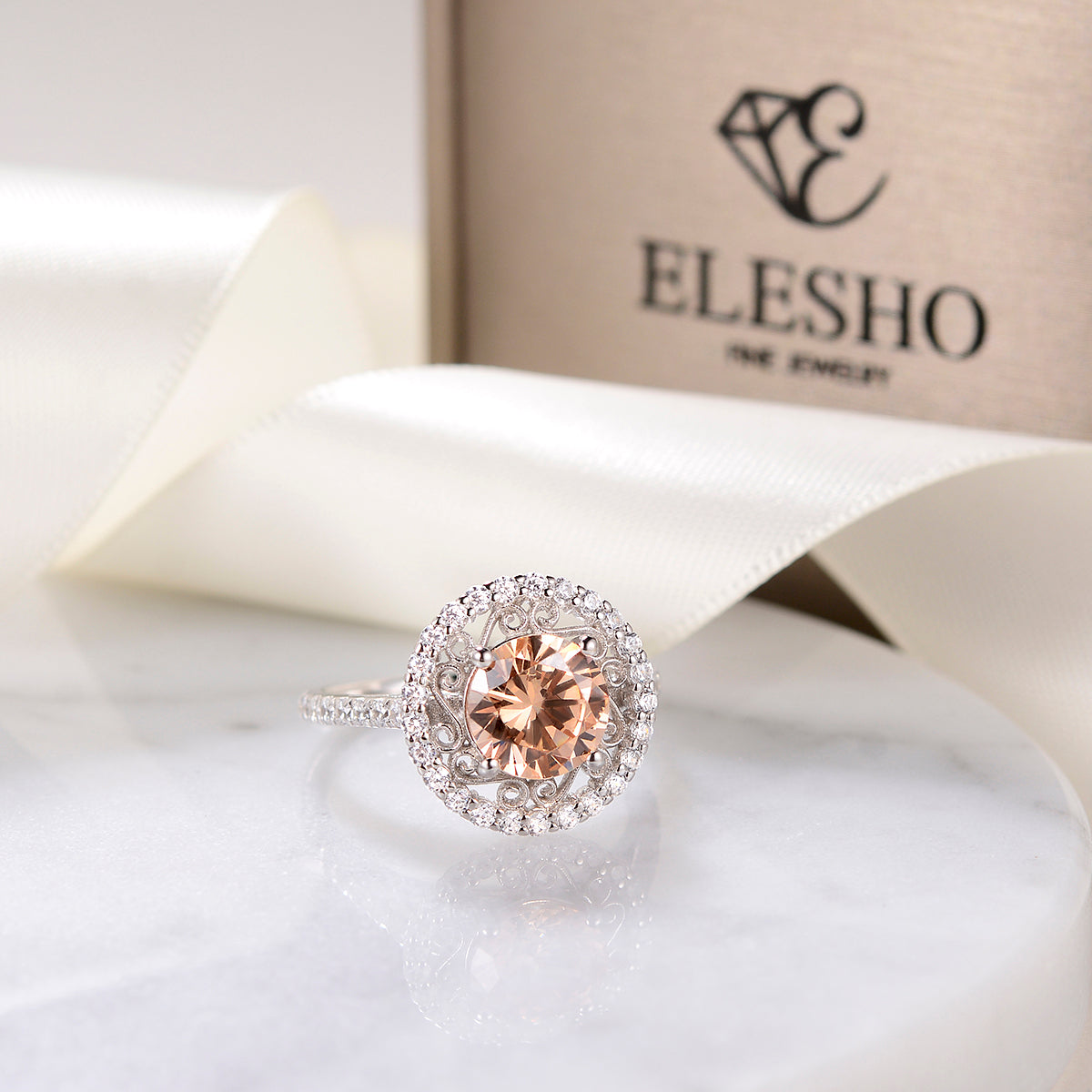 "MARIAM" CZ Engagement Ring