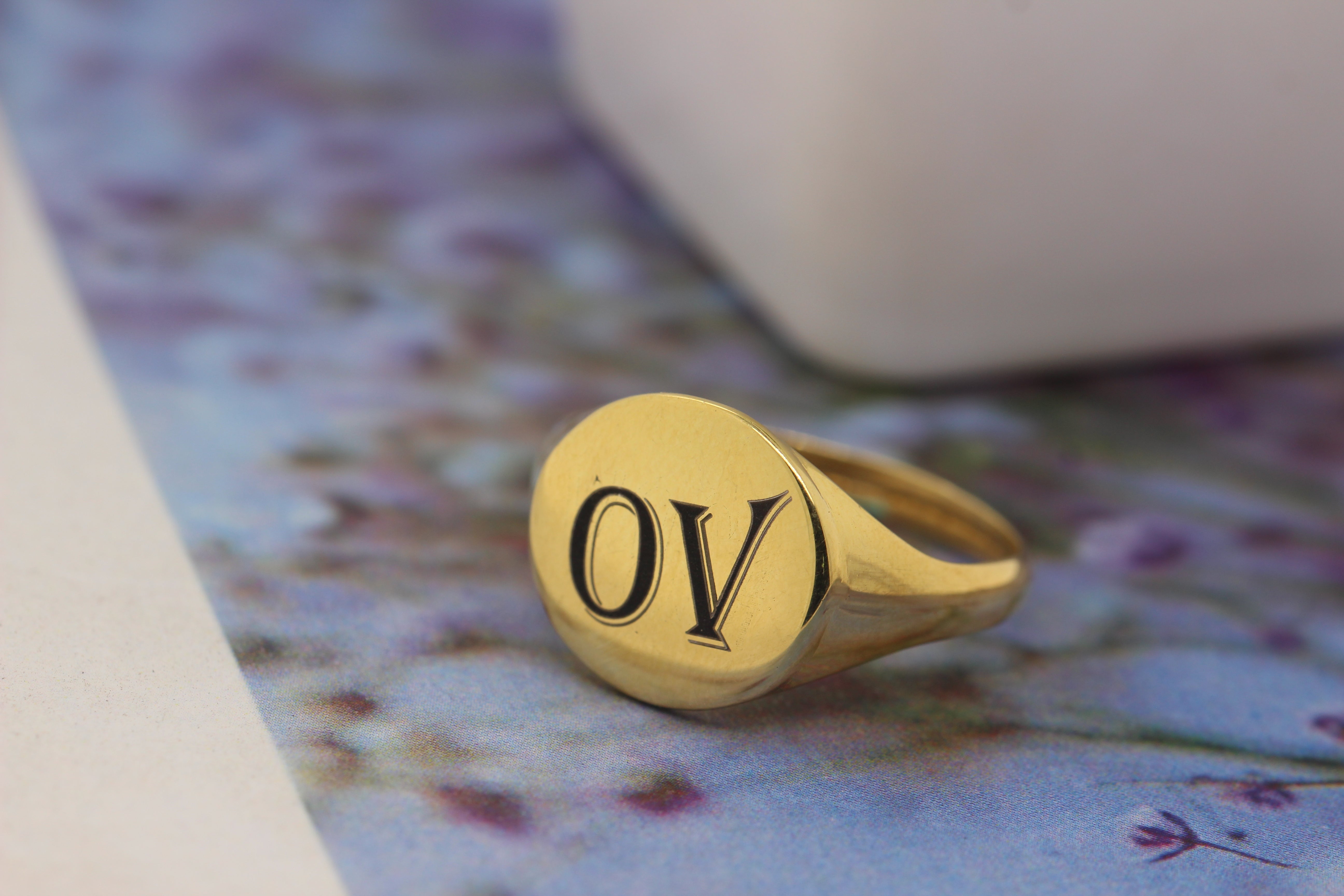 Engraved Signet Ring