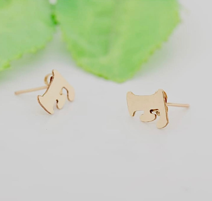 Alphabet Earrings